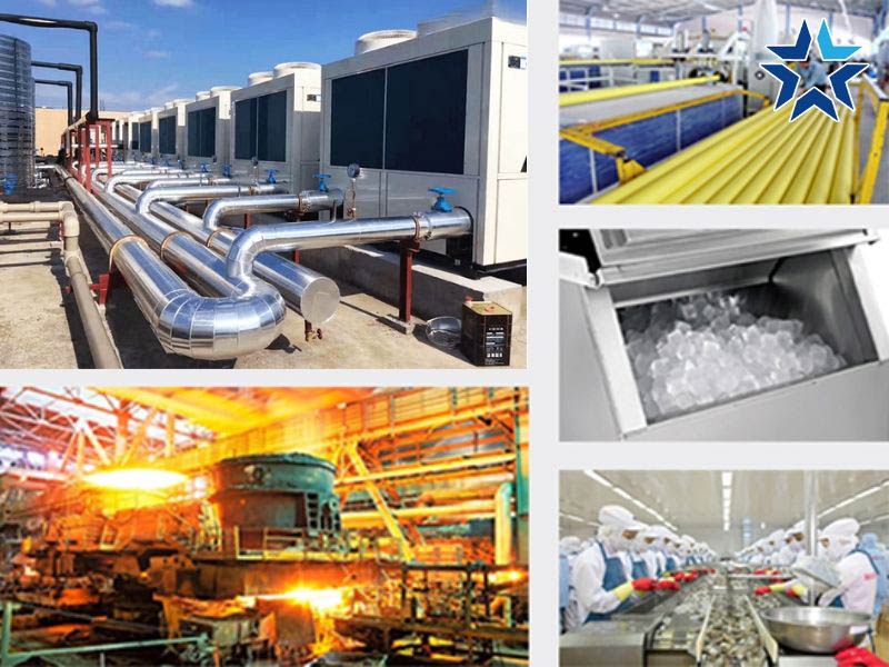 ứng dụng của tháp hạ nhiệt chiller&nbsp;
