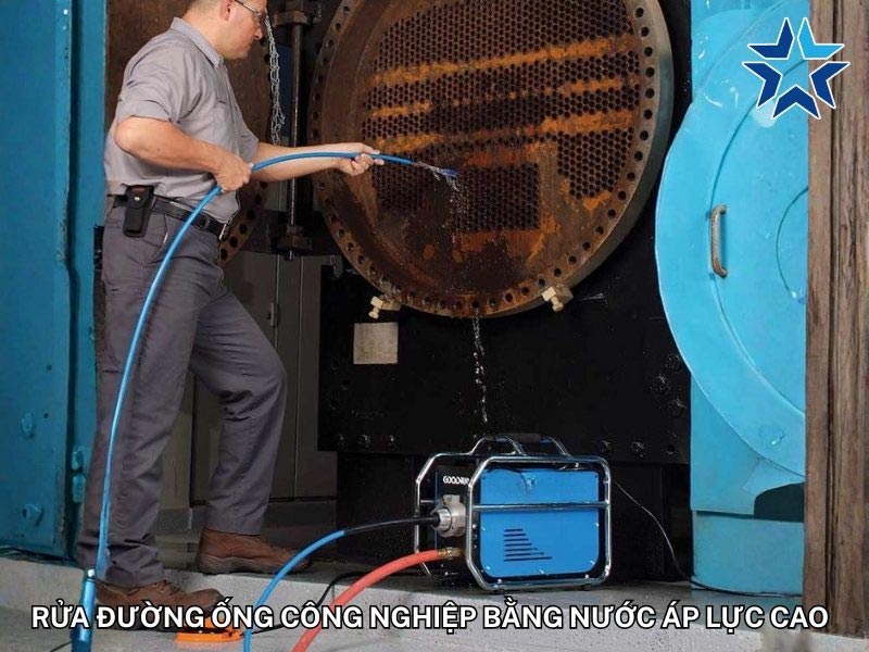 vệ sinh đường ống tháp giải nhiệt