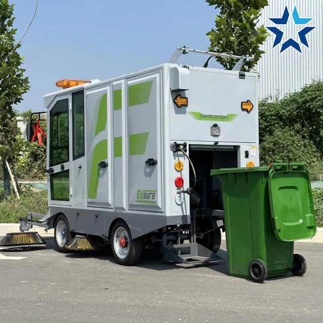 Xe quét rác ngồi lái Kumisai KMS S18