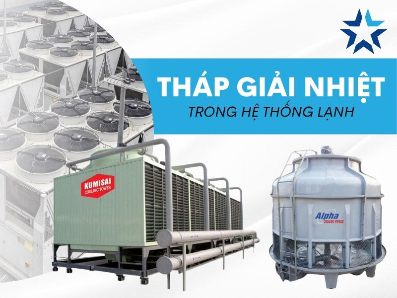 Tháp giải nhiệt trong hệ thống lạnh