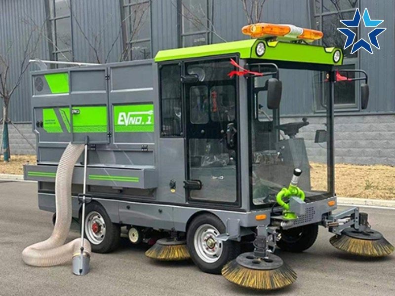 xe quét rác ngồi lái Kumisai KMS25