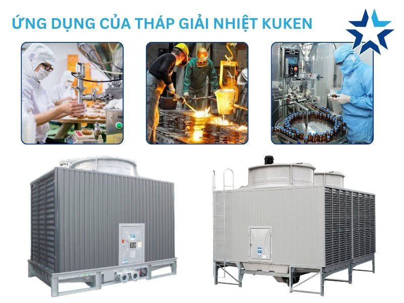 Ứng dụng của tháp giải nhiệt Kuken