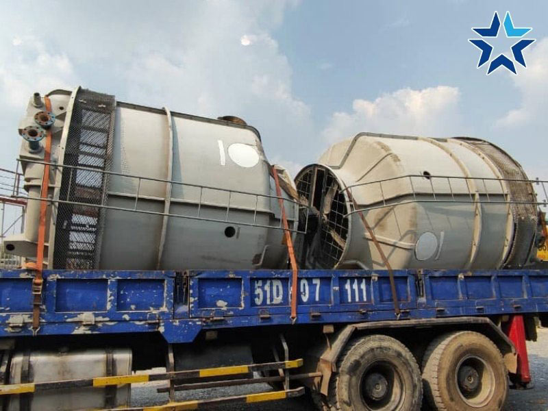 tháp giải nhiệt cũ