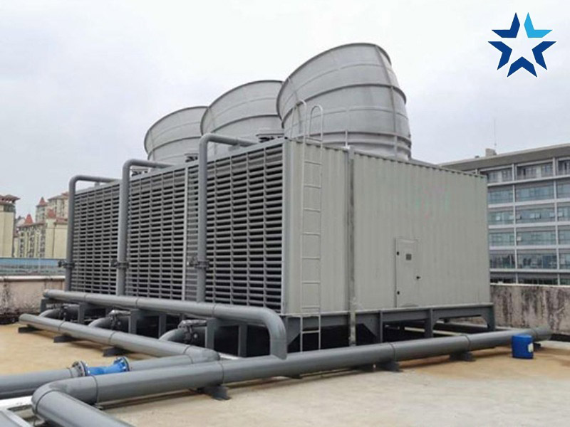 tháp giải nhiệt cũ
