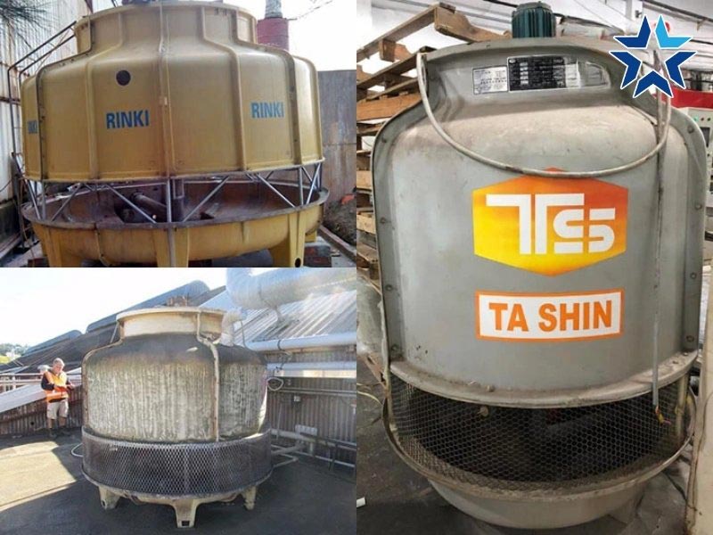các mẫu tháp giải nhiệt cũ