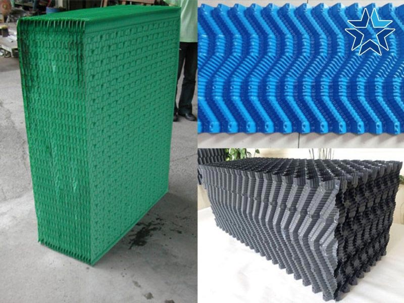 tấm tản nhiệt của tháp giải nhiệt