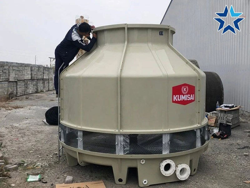 lắp đặt tháp tản nhiệt
