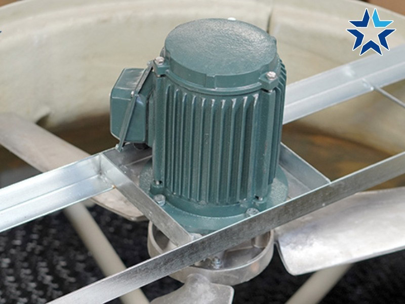 động cơ của tháp giải nhiệt tròn