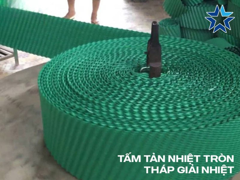 tấm tản nhiệt của tháp giải nhiệt tròn