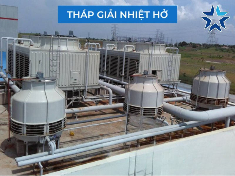 tháp giải nhiệt hở