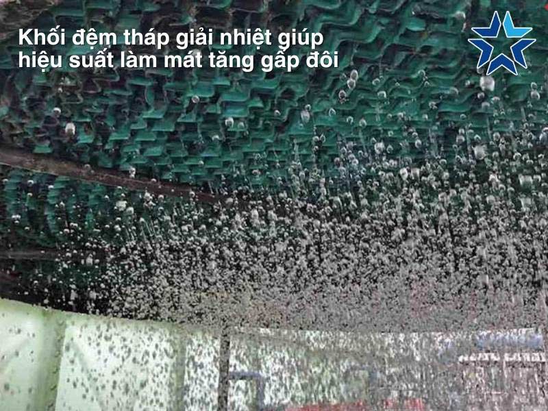 khối đệm tháp giải nhiệt làm mát nhanh