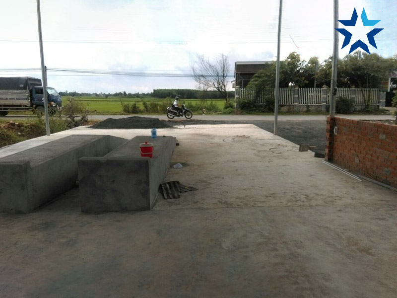 xây dựng bệ cầu rửa xe ô tô