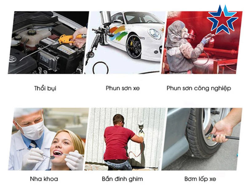 Ứng dụng máy nén khí Total