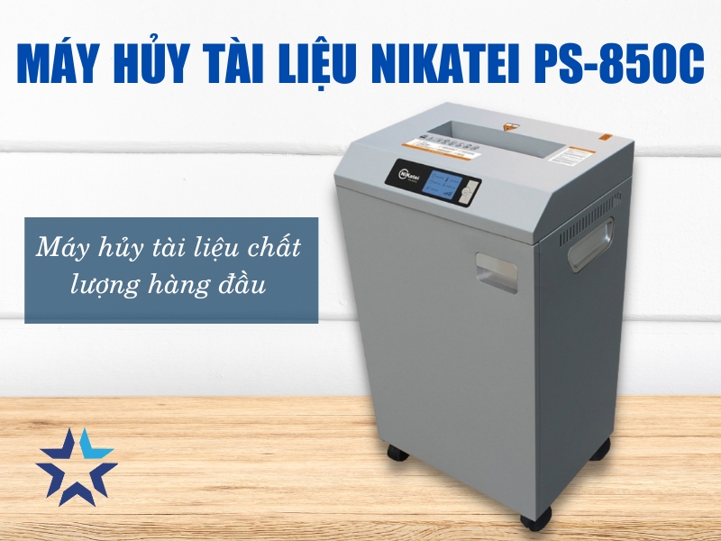 Model máy hủy đến từ thương hiệu Nikatei