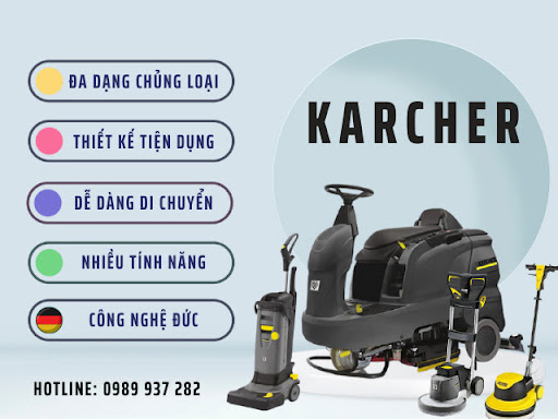 Ưu điểm máy chà sàn liên hợp Karcher