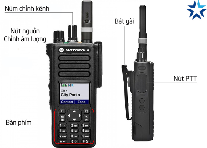 Hướng dẫn sử dụng bộ đàm Motorola xir P8668I