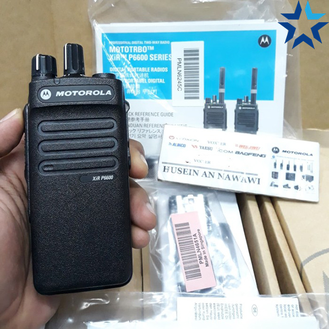 Bộ sản phẩm bộ đàm Motorola xir P6600I đầy đủ 