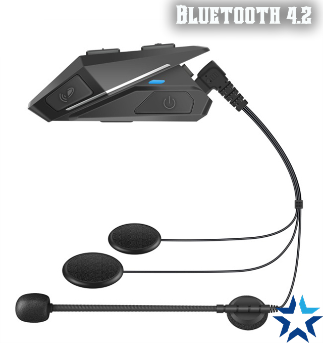 Bộ đàm gắn mũ bảo hiểm Bluetooth 4.2