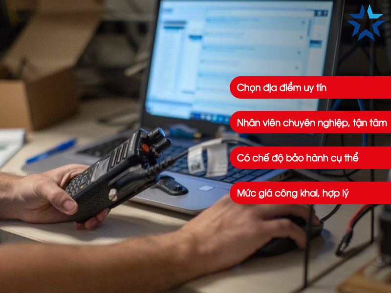 Lưu ý lựa chọn địa điểm sửa bộ đàm&nbsp;