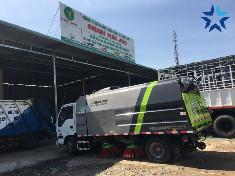 Cách vận hành xe quét rác Zoomlion 