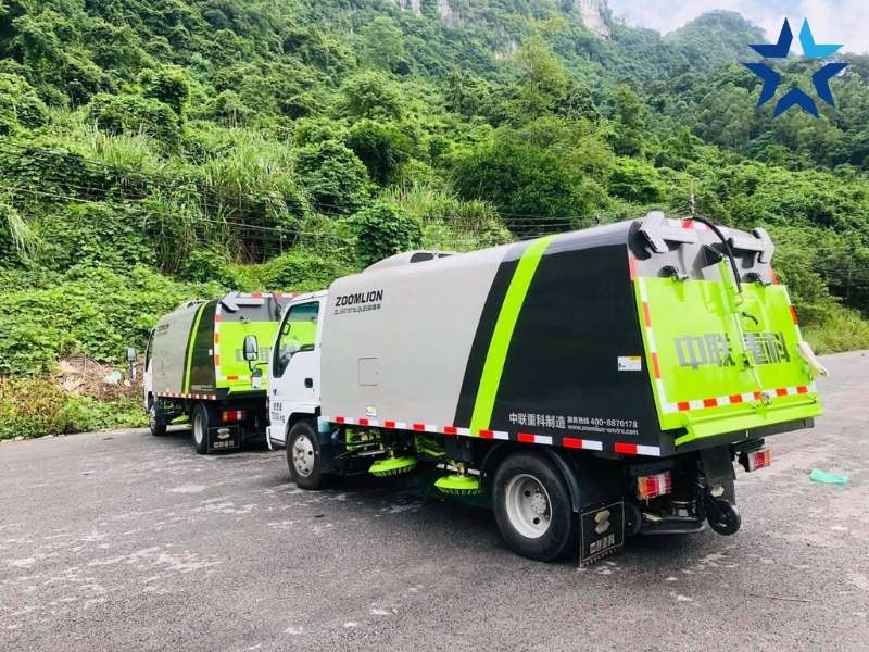 Xe quét rác Zoomlion tiện lợi