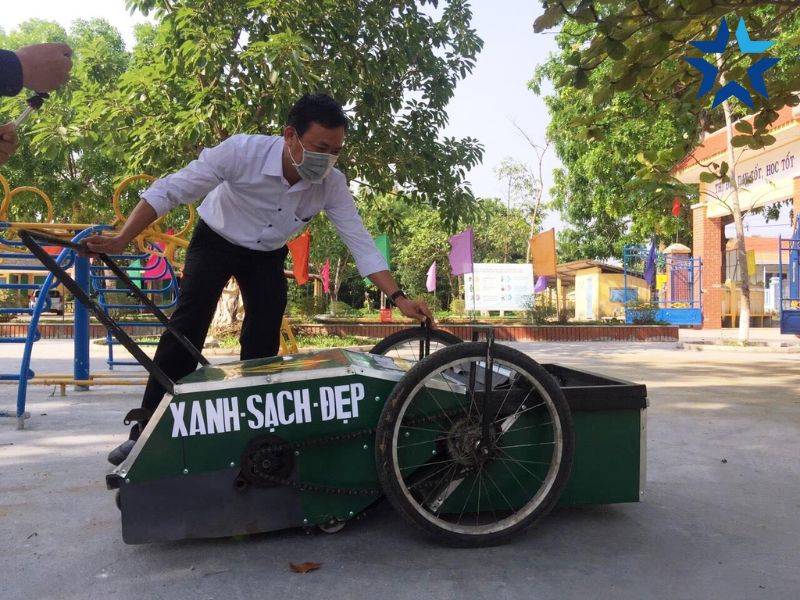 Cấu tạo của xe quét rác tự chế