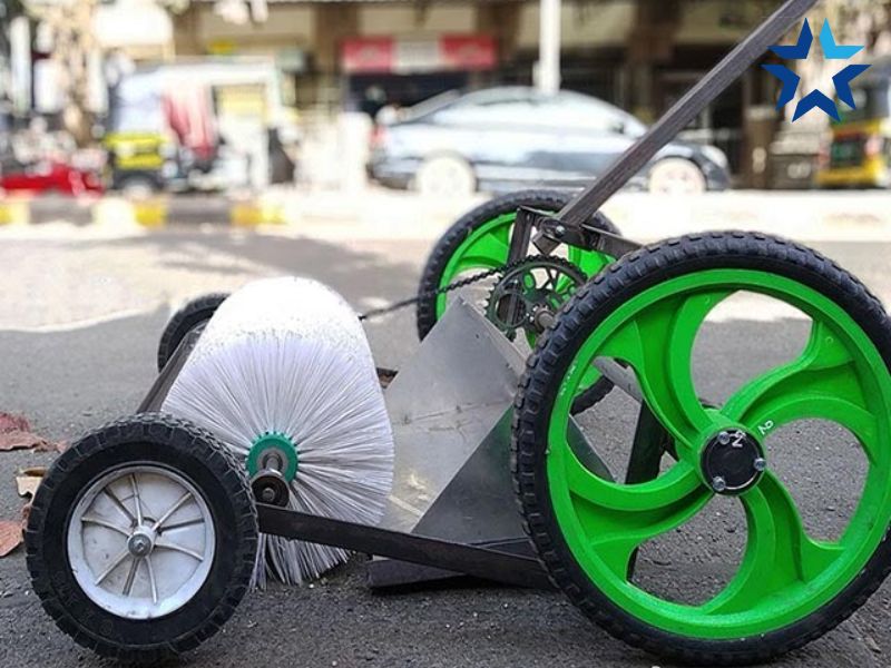 Xe quét rác tự chế tối ưu thời gian