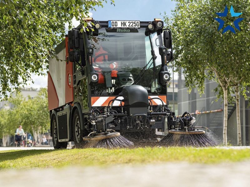 Xe quét rác Hako thiết kế cơ động