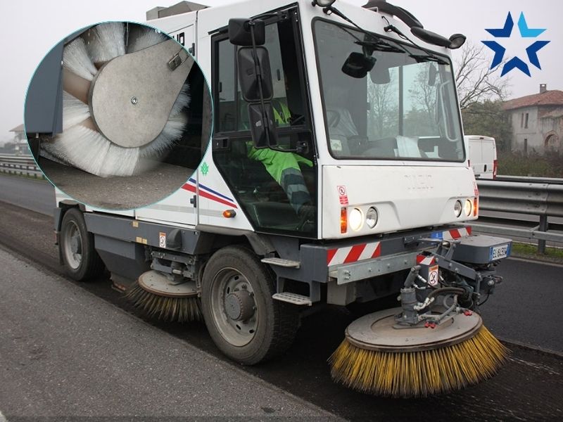 Xe quét đường Dulevo bàn chải lớn