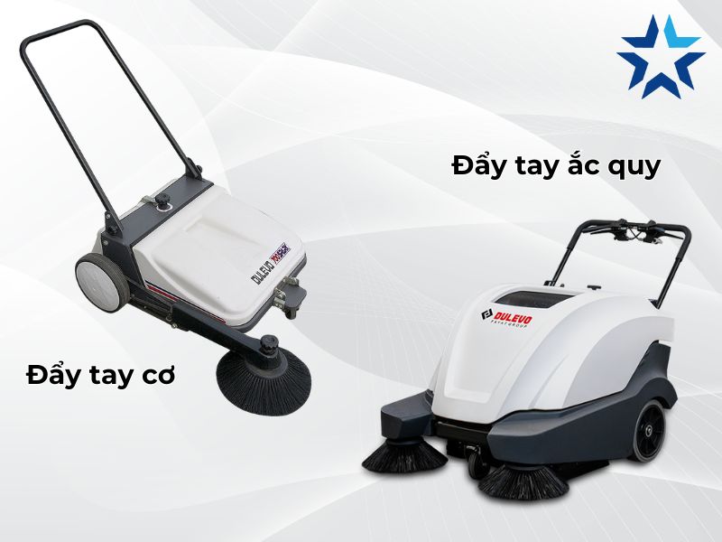 Xe quét đường Dulevo đẩy tay