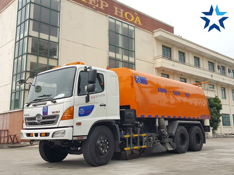Ứng dụng xe quét rác Hino