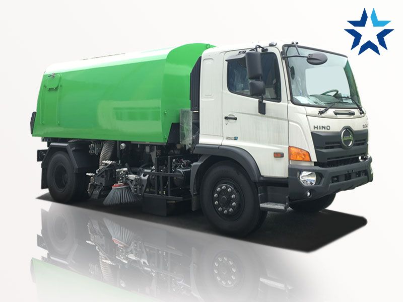Xe quét rác Hino XZU342L 3 khối