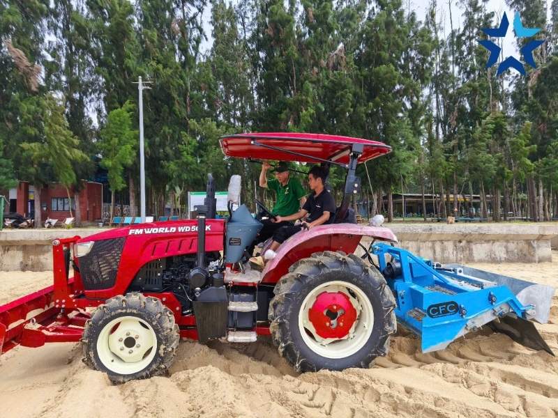 Cách hoạt động của máy quét rác bãi biển