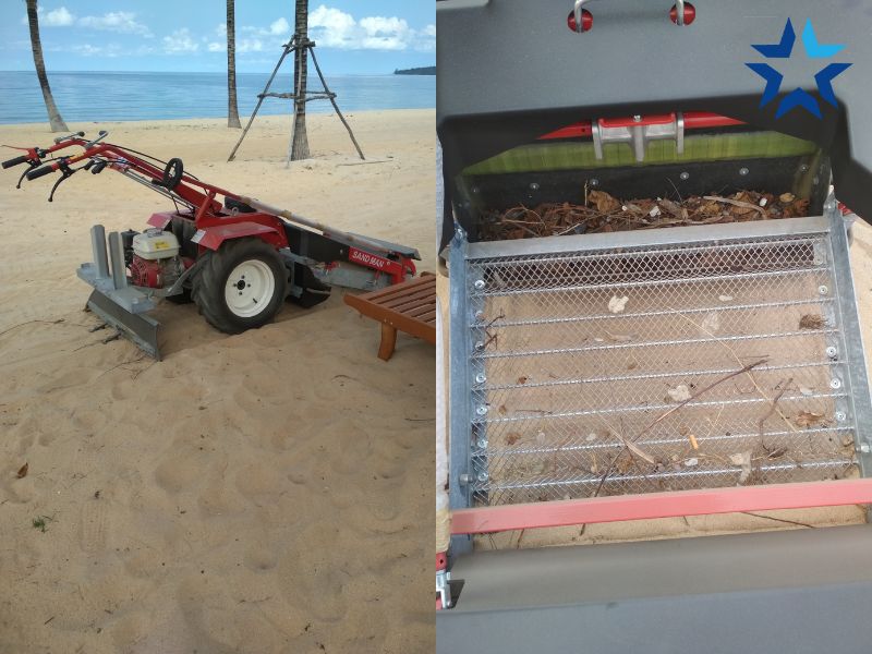 Máy quét rác bãi biển Sand Man 850
