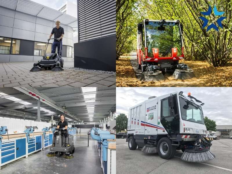Ứng dụng xe quét rác