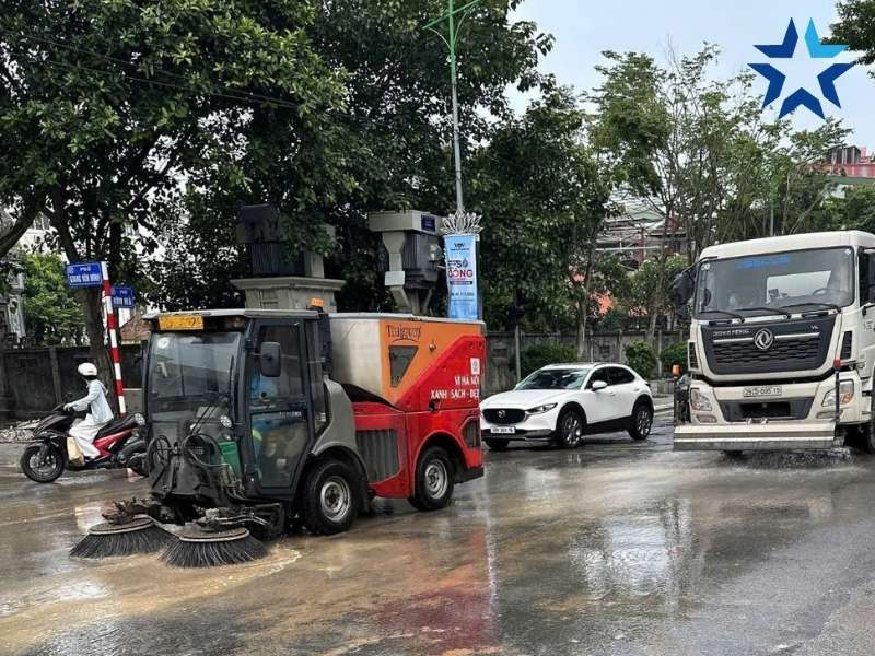 Quy trình thuê xe quét đường 