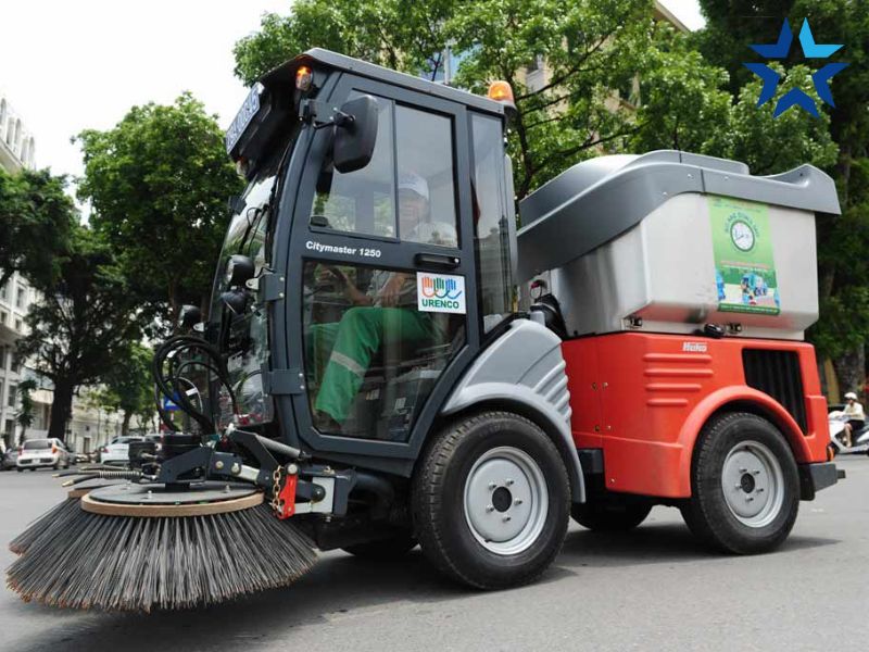 Thuê xe quét đường tại Urenco Hà Nội