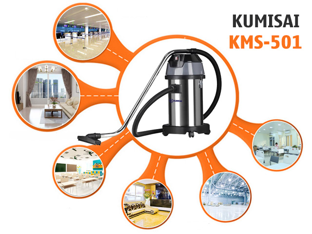 Nên hay không lựa chọn máy hút bụi công nghiệp Kumisai KMS-501?