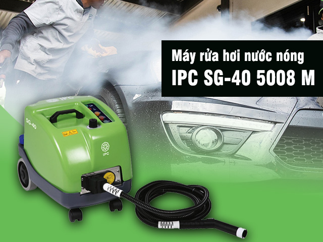 Với thiết kế nhỏ gọn, model PC SG-40 5008 M được tin dùng tại nhiều gara, cửa hàng rửa xe