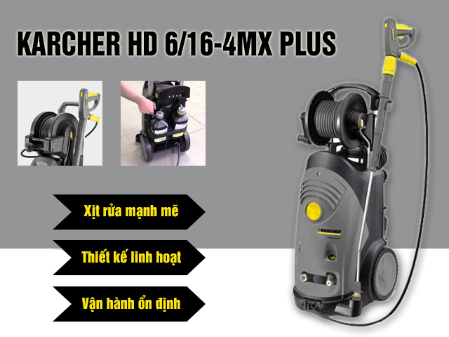 Máy rửa xe công nghiệp Karcher HD 6/16-4MX Plus