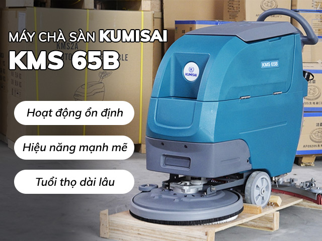 Máy chà sàn công nghiệp Kumisai KMS 65B sở hữu nhiều ưu điểm thu hút khách hàng
