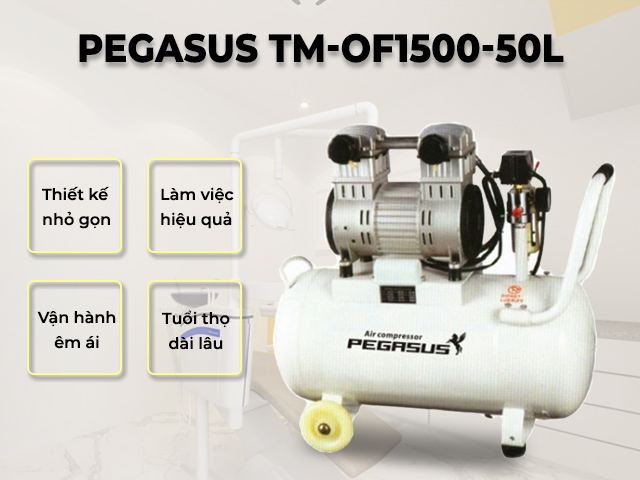 máy nén không khí Pegasus TM-OF1500-50L