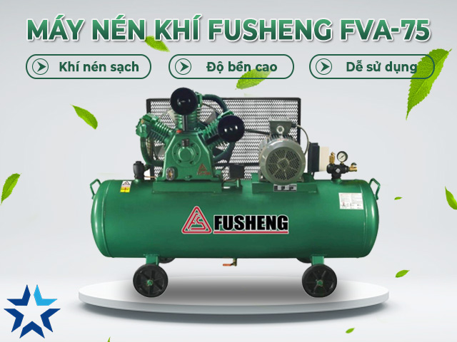 máy nén khí không dầu Fusheng FVA-75