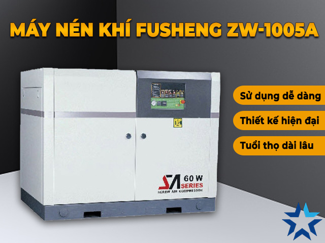 ưu điểm nổi trội của máy nén khí Fusheng ZW-1005A(II)