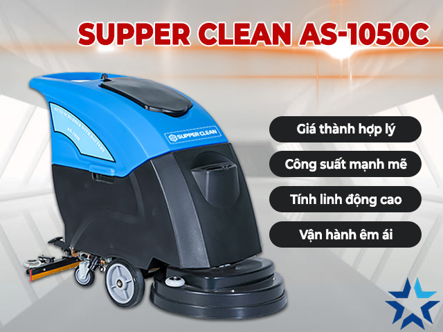 đặc điểm nổi bật của máy chà sàn Supper Clean AS1050C