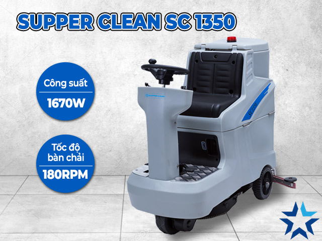 Máy chà sàn công nghiệp công suất lớn Supper Clean SC1350