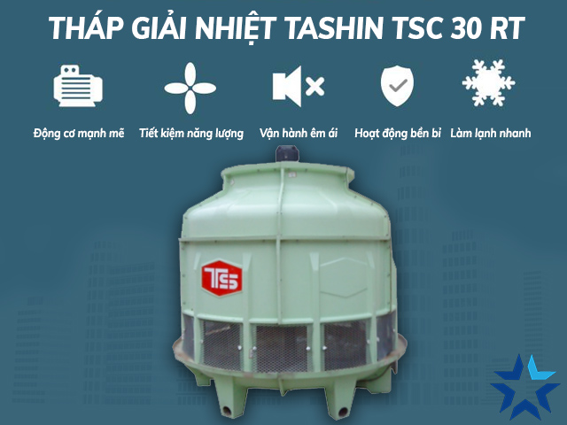 tháp hạ nhiệt Tashin TSC 30RT