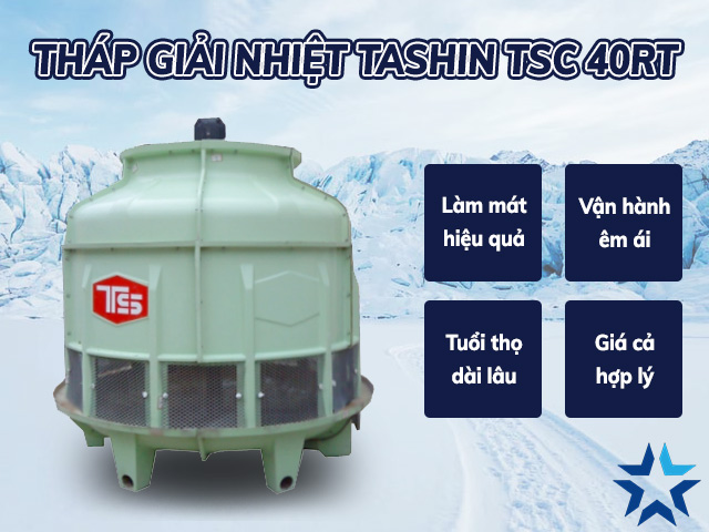 tháp giải nhiệt nước Tashin TSC 40RT