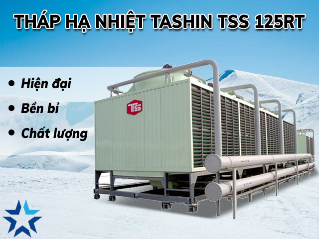 tháp giải nhiệt vuông Tashin TSS 125RT