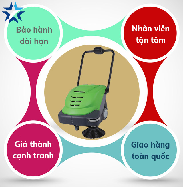 Hoàng Liên - địa chỉ phân phối xe quét rác đẩy tay IPC 464 uy tín